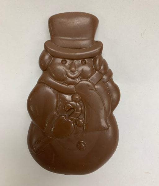 Solid Chocolate Snowman 65g – Le Chocolatier