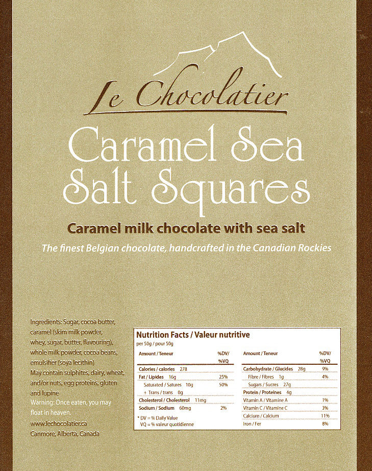 Caramel  Sea Salt Squares