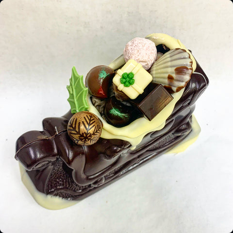 Chocolate Sleigh with 12 Chocolates