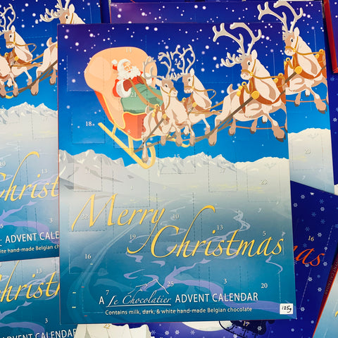 Advent Calendar - classic solid chocolate pieces