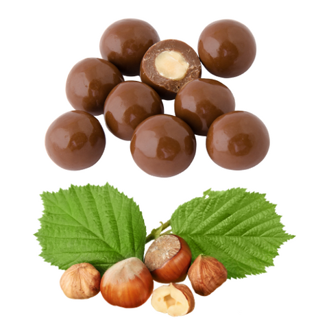 Chocolate Covered Roasted Hazelnuts – Milk or Dark
