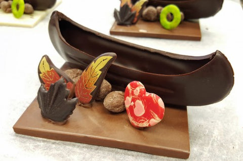 Chocolate Canoe with 4 Artisan Truffles