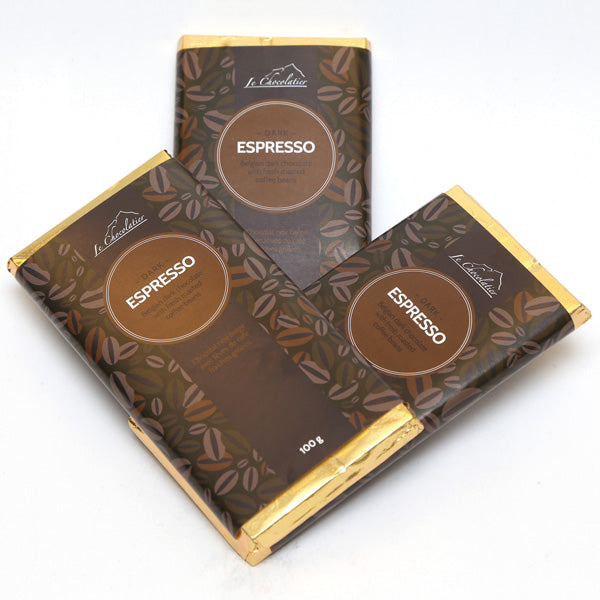 Espresso Dark Chocolate Bar | Bold & Bean-to-Bar Brewed – Le